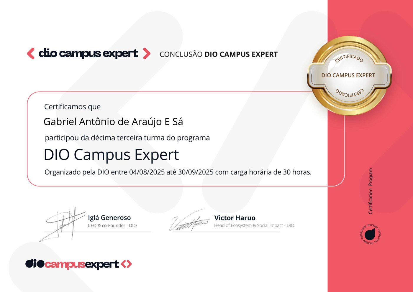 DIO Campus Expert